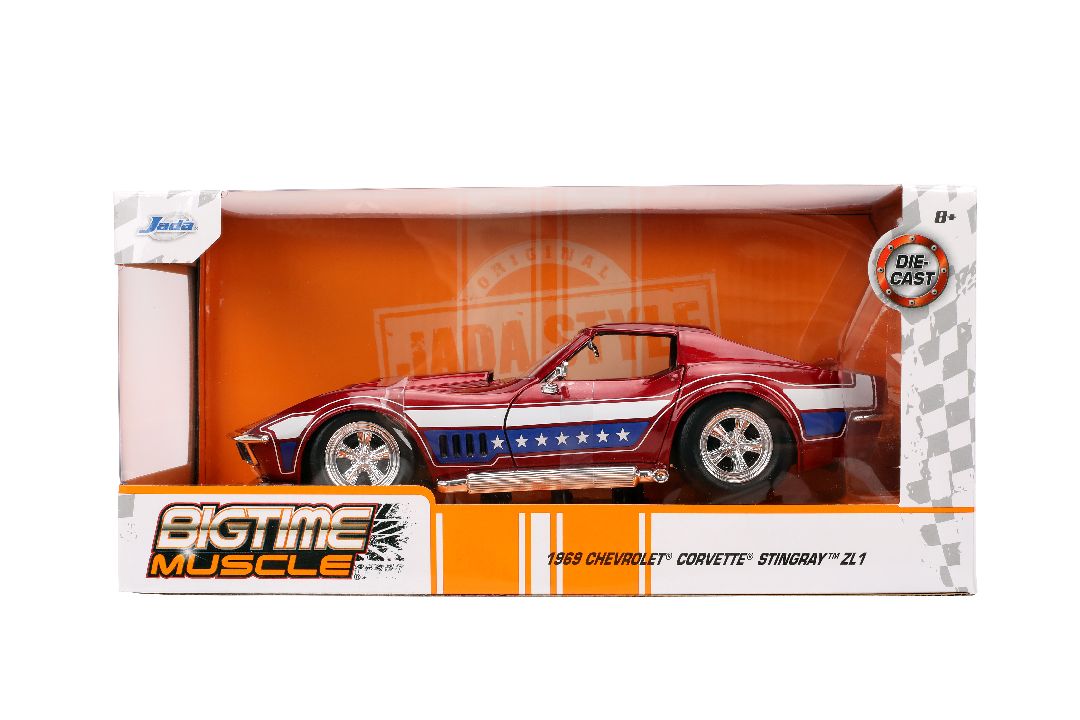 Jada 1/24 "BIGTIME Muscle" - 1969 Chevy Corvette Stingray – image 14