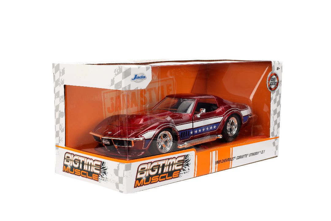 Jada 1/24 "BIGTIME Muscle" - 1969 Chevy Corvette Stingray – image 15