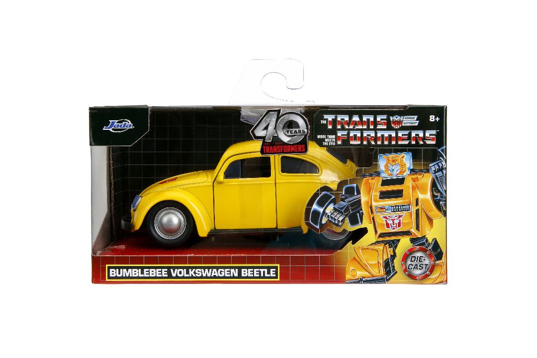 Jada 1/32 "Hollywood Rides" Transformers G1 VW Beetle Bumblebee – image 8