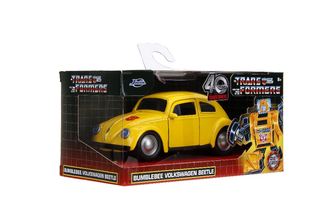 Jada 1/32 "Hollywood Rides" Transformers G1 VW Beetle Bumblebee – image 9