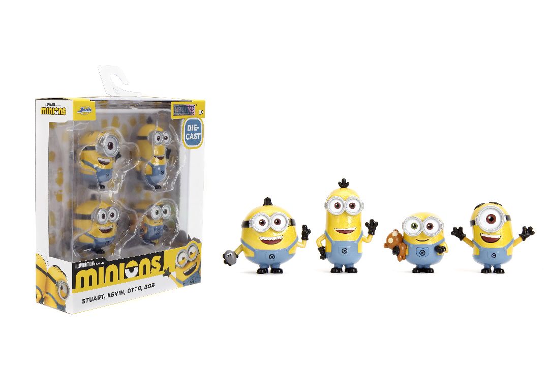 Jada 2.5" Metalfigs - Despicable Me Minions 4-Pack – image 2