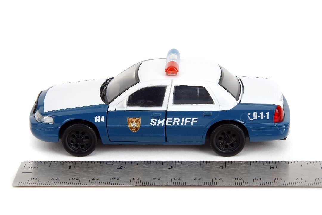Jada 1/32 "Hollywood Rides" The Walking Dead Crown Vic Sheriff – image 15