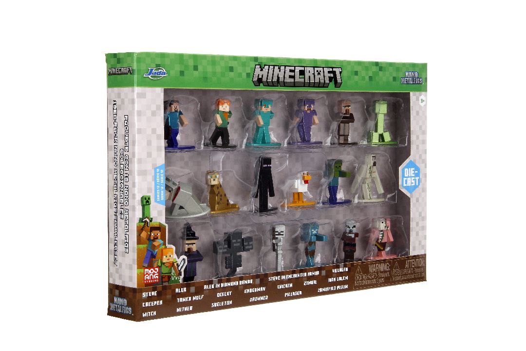 Jada 1.65" Nano Metalfigs - Minecraft 18-Pack  W12 – image 5