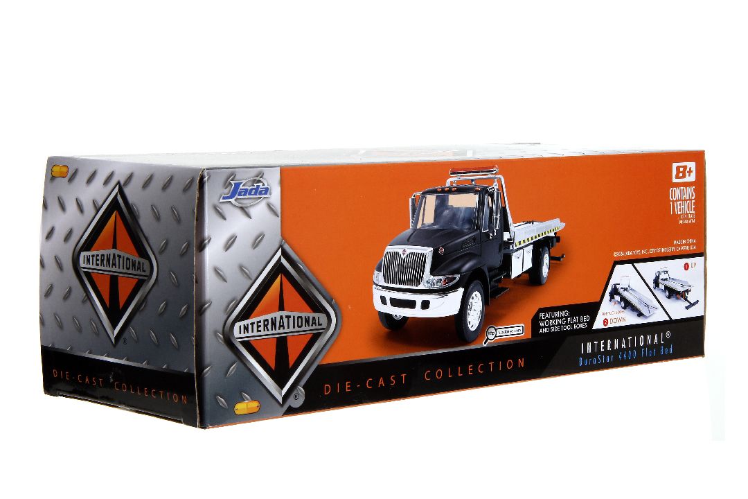 Jada 1/24 International Flatbed Tow Truck  - Primer Black – image 10