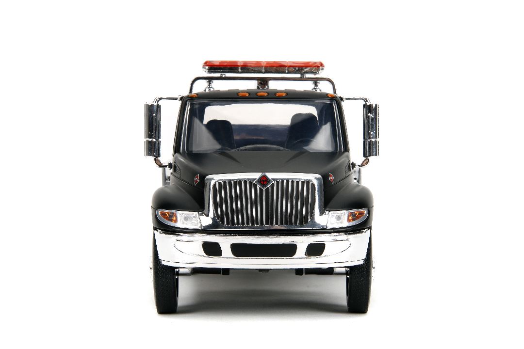 Jada 1/24 International Flatbed Tow Truck  - Primer Black – image 6