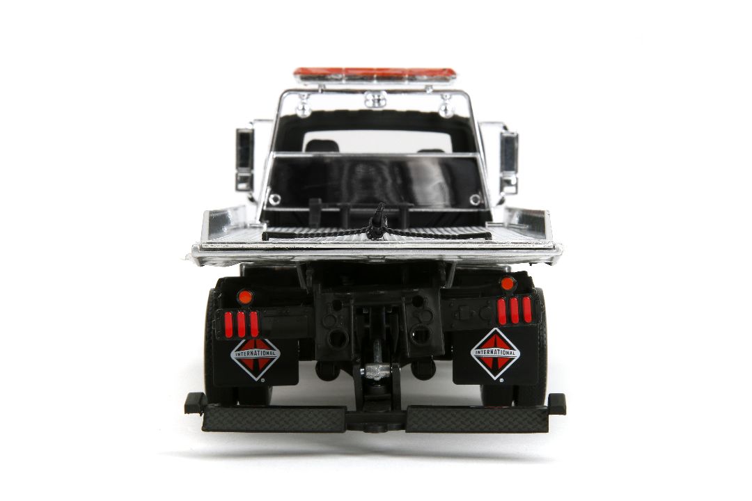 Jada 1/24 International Flatbed Tow Truck  - Primer Black – image 14