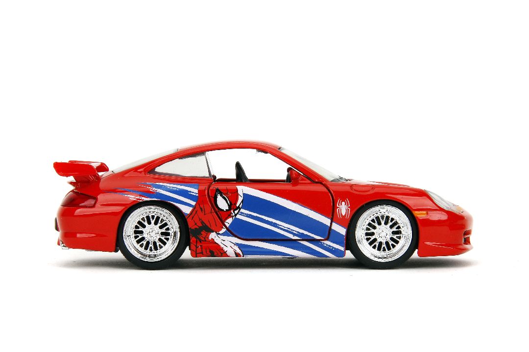 Jada 1/32 Hollywood Rides Marvel Porsche 911 GT3 RS (Spiderman) – image 2