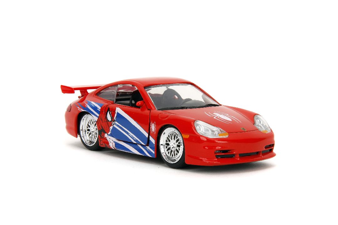 Jada 1/32 Hollywood Rides Marvel Porsche 911 GT3 RS (Spiderman) – image 3