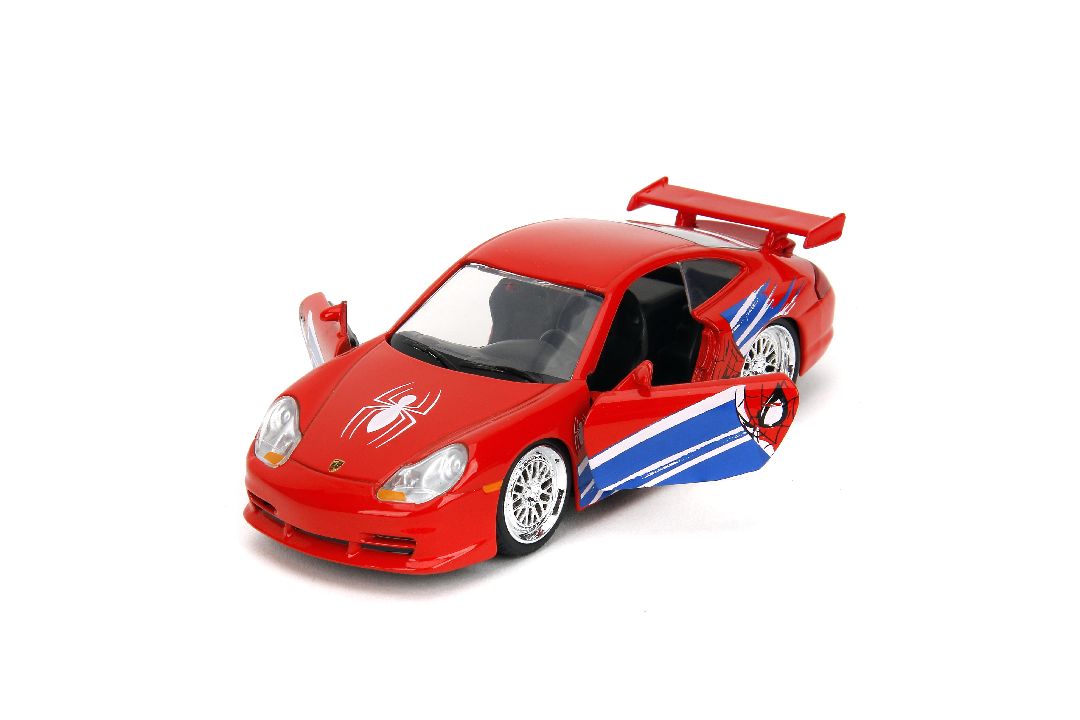 Jada 1/32 Hollywood Rides Marvel Porsche 911 GT3 RS (Spiderman) – image 5