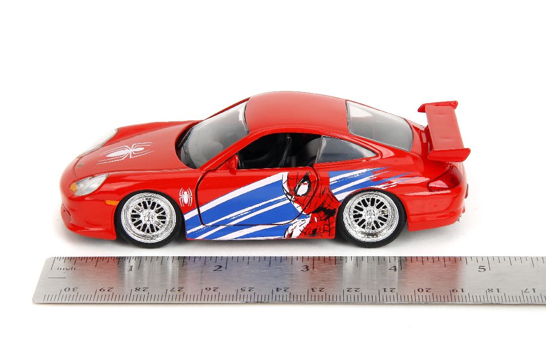 Jada 1/32 Hollywood Rides Marvel Porsche 911 GT3 RS (Spiderman) – image 7