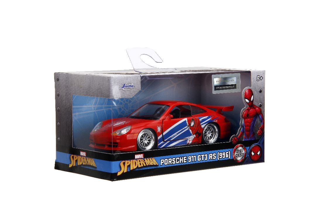 Jada 1/32 Hollywood Rides Marvel Porsche 911 GT3 RS (Spiderman) – image 9