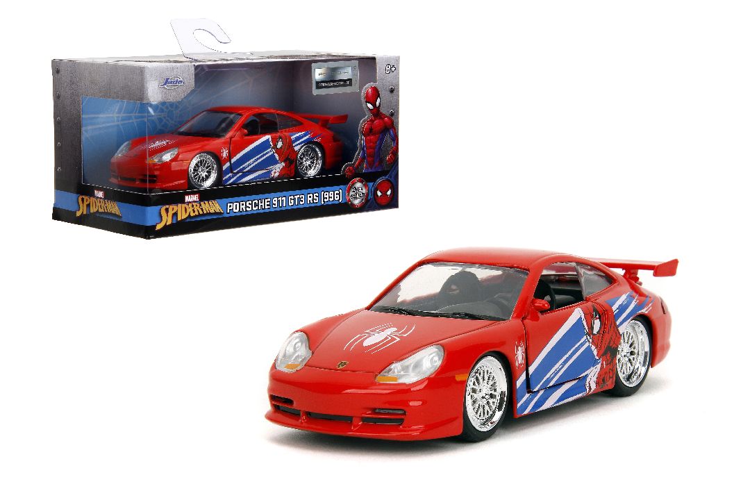 Jada 1/32 Hollywood Rides Marvel Porsche 911 GT3 RS (Spiderman) – image 10