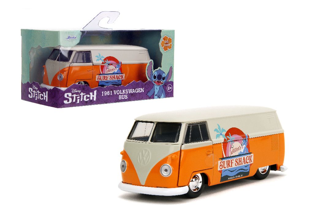 Jada 1/32 "Hollywood Rides" - Disney 1961 VW Bus (Stitch Theme) – image 2