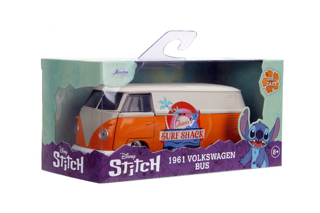 Jada 1/32 "Hollywood Rides" - Disney 1961 VW Bus (Stitch Theme) – image 14