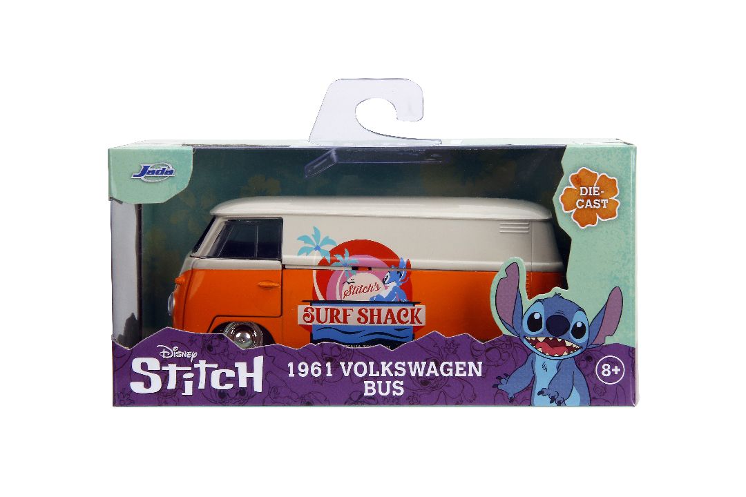Jada 1/32 "Hollywood Rides" - Disney 1961 VW Bus (Stitch Theme) – image 15