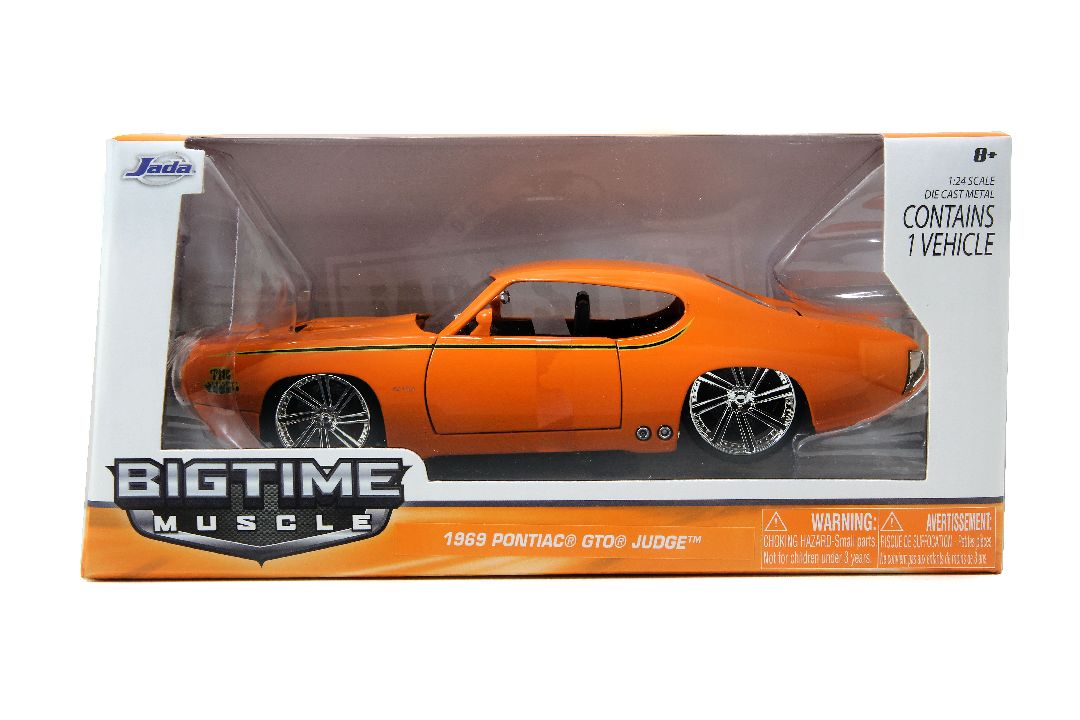Jada 1/24 "BIGTIME Muscle" 1969 Pontiac GTO Judge – image 12