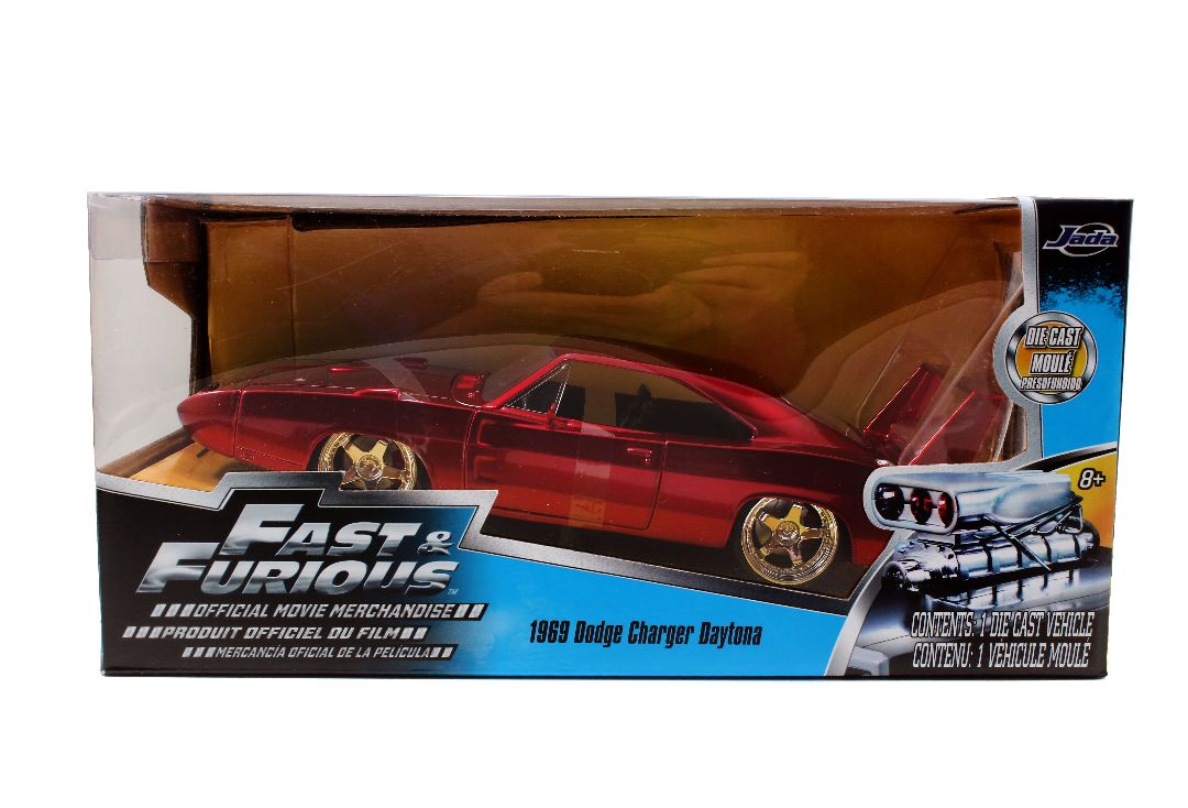 Jada 1/24 "Fast & Furious" Dom's Dodge Charger Daytona thumbnail 6