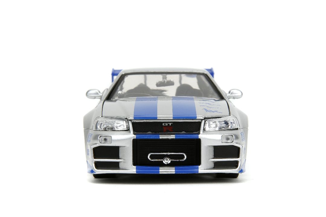 Jada 1/24 "Fast & Furious" Brian's Nissan Skyline GT-R (R34) thumbnail 2