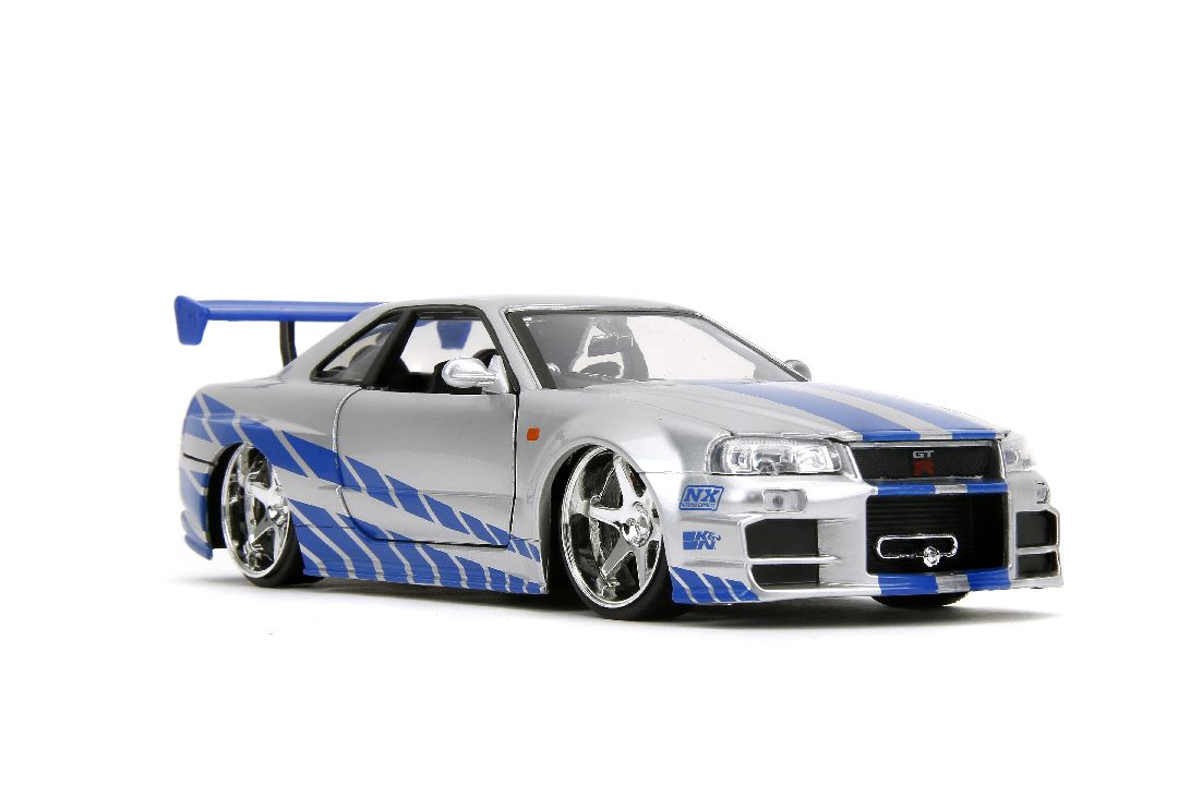 Jada 1/24 "Fast & Furious" Brian's Nissan Skyline GT-R (R34) thumbnail 3