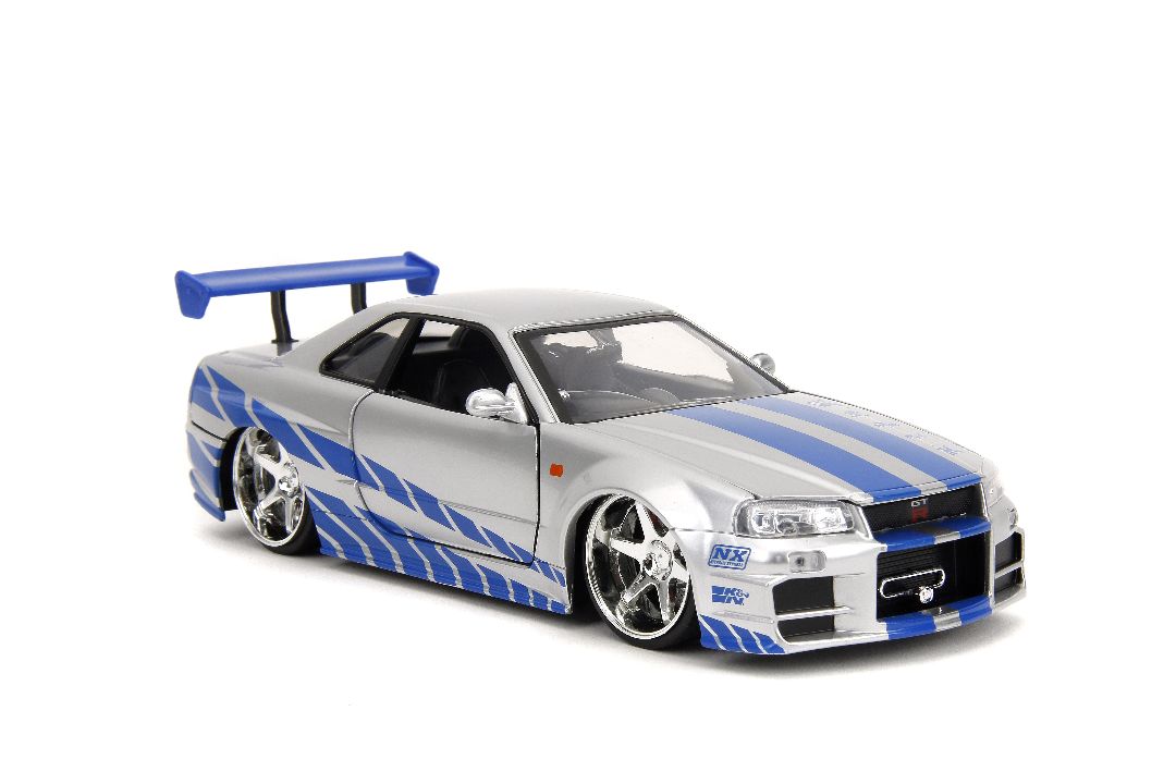 Jada 1/24 "Fast & Furious" Brian's Nissan Skyline GT-R (R34) thumbnail 4
