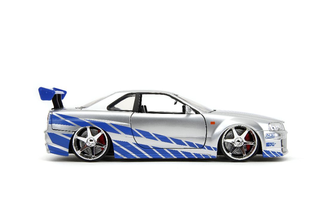 Jada 1/24 "Fast & Furious" Brian's Nissan Skyline GT-R (R34) thumbnail 5