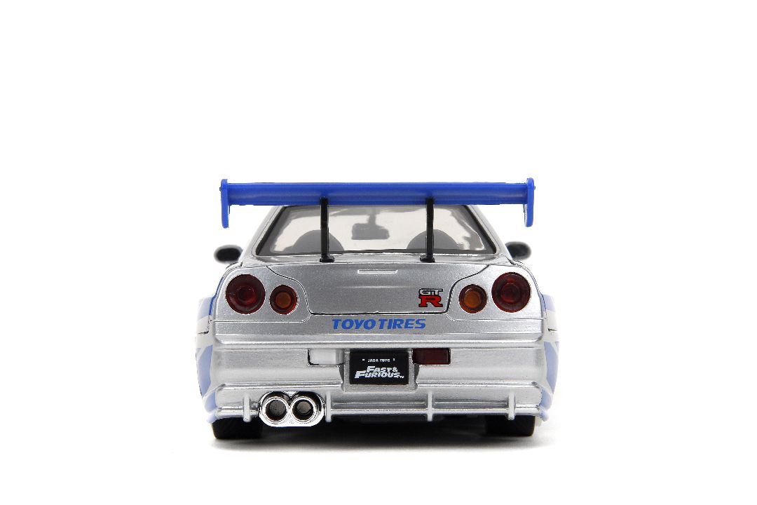 Jada 1/24 "Fast & Furious" Brian's Nissan Skyline GT-R (R34) thumbnail 7