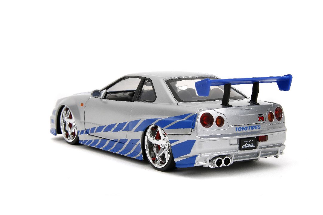 Jada 1/24 "Fast & Furious" Brian's Nissan Skyline GT-R (R34) thumbnail 8