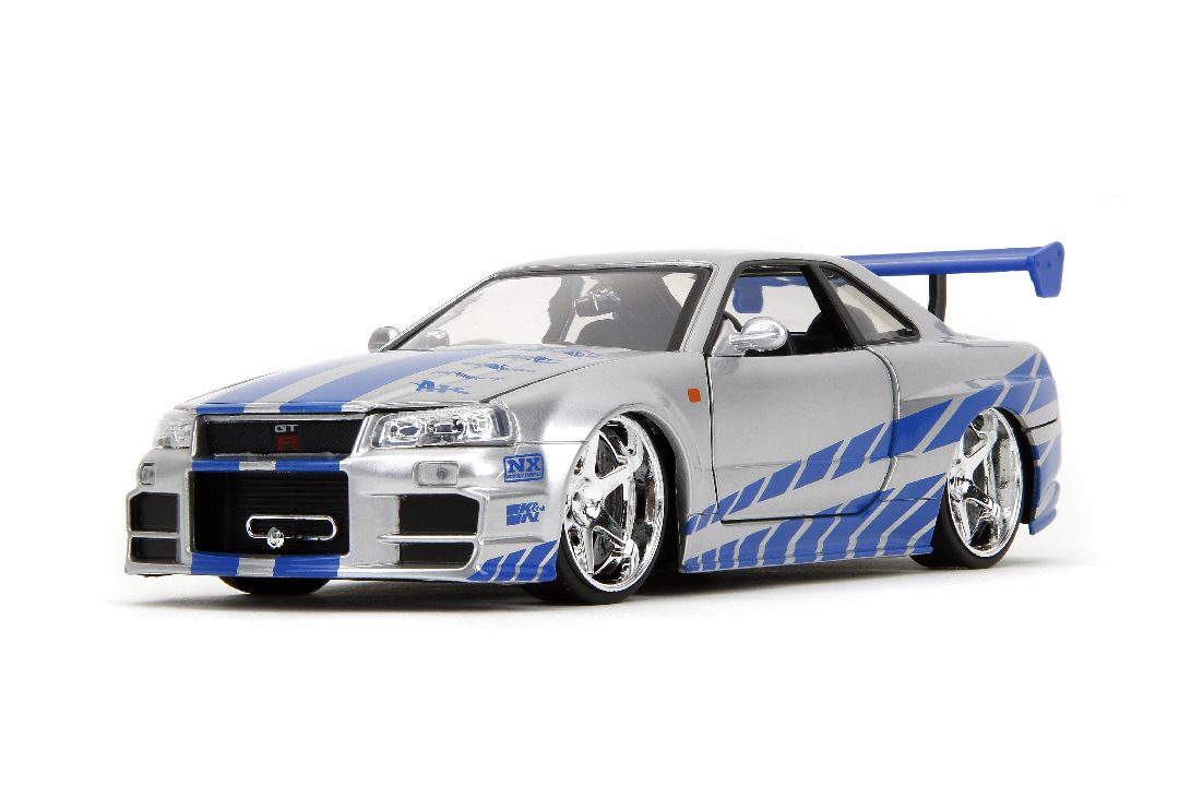 Jada 1/24 "Fast & Furious" Brian's Nissan Skyline GT-R (R34) thumbnail 10