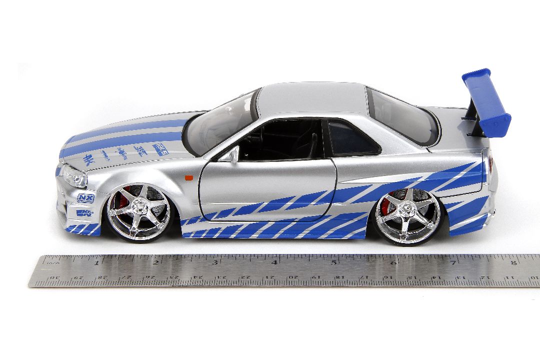 Jada 1/24 "Fast & Furious" Brian's Nissan Skyline GT-R (R34) thumbnail 15