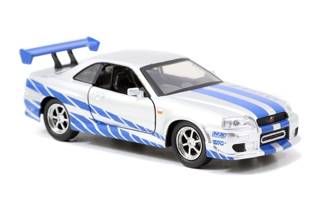 Jada 1/32 "Fast & Furious" Brian's Skyline GT-R (R34) Silver – image 2
