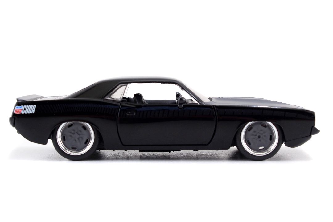 Jada 1/32 "Fast & Furious" Letty's Plymouth Barracuda - Black – image 4