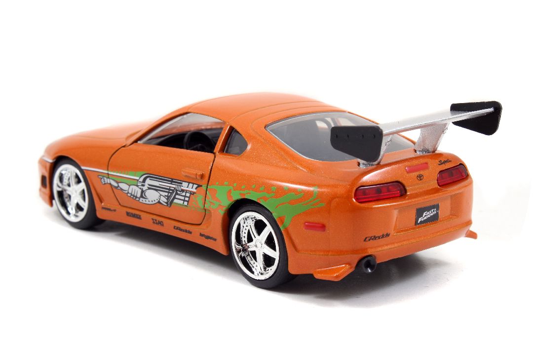 Jada 1/32 "Fast & Furious" Brian's Toyota Supra - Orange – image 3