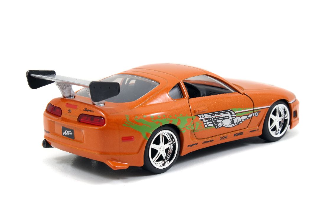 Jada 1/32 "Fast & Furious" Brian's Toyota Supra - Orange – image 5