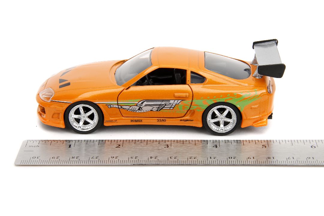 Jada 1/32 "Fast & Furious" Brian's Toyota Supra - Orange – image 9