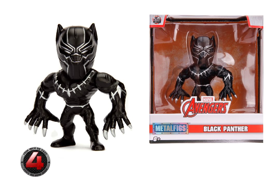 Jada 4" Metalfigs Marvel - Black Panther – image 8