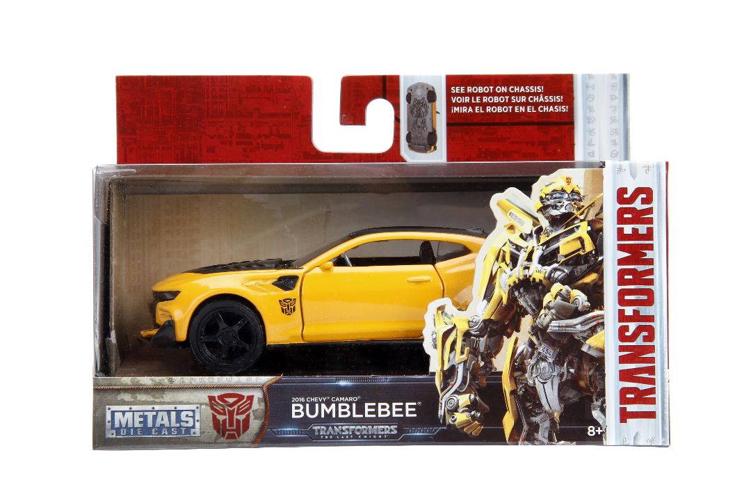 Jada 1/32 "Hollywood Rides" Transformers 5 2016 Camaro Bumblebee – image 9