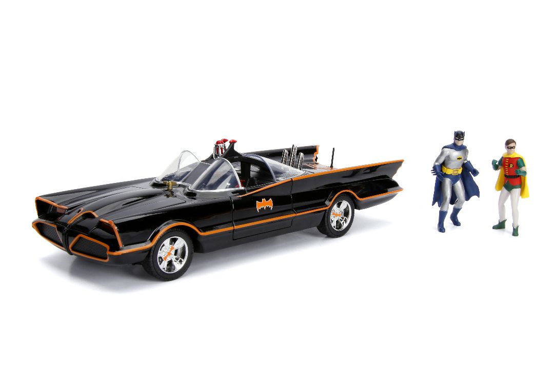 Jada 1/18 "Hollywood Rides" 1966 TV Series Batmobile with Batman thumbnail 4
