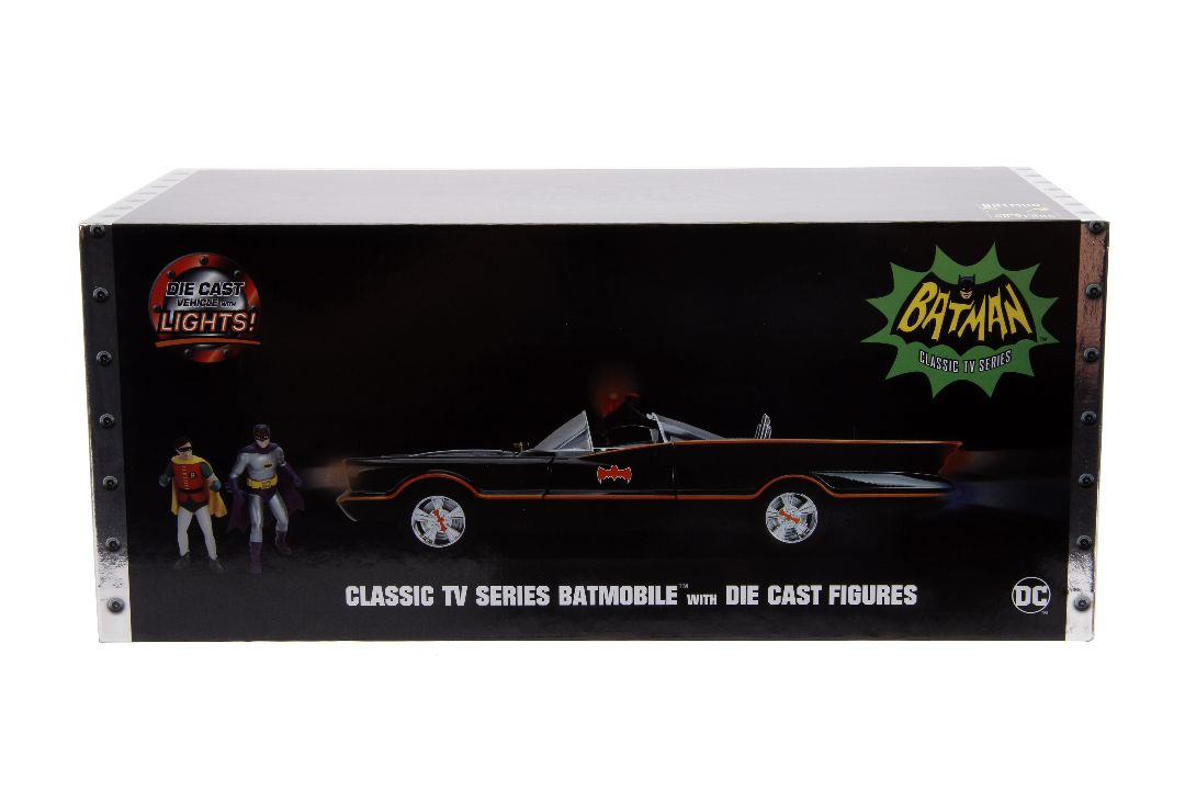 Jada 1/18 "Hollywood Rides" 1966 TV Series Batmobile with Batman thumbnail 17