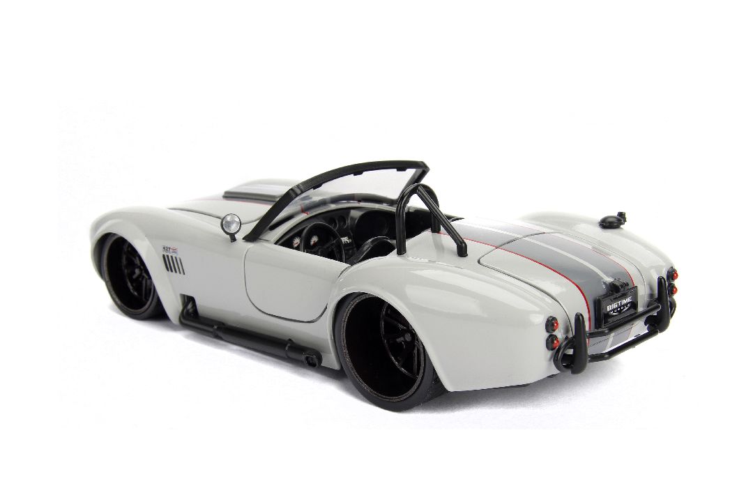 Jada 1/24 "BIGTIME Muscle" 1965 Shelby Cobra 427 S/C - Grey – image 2
