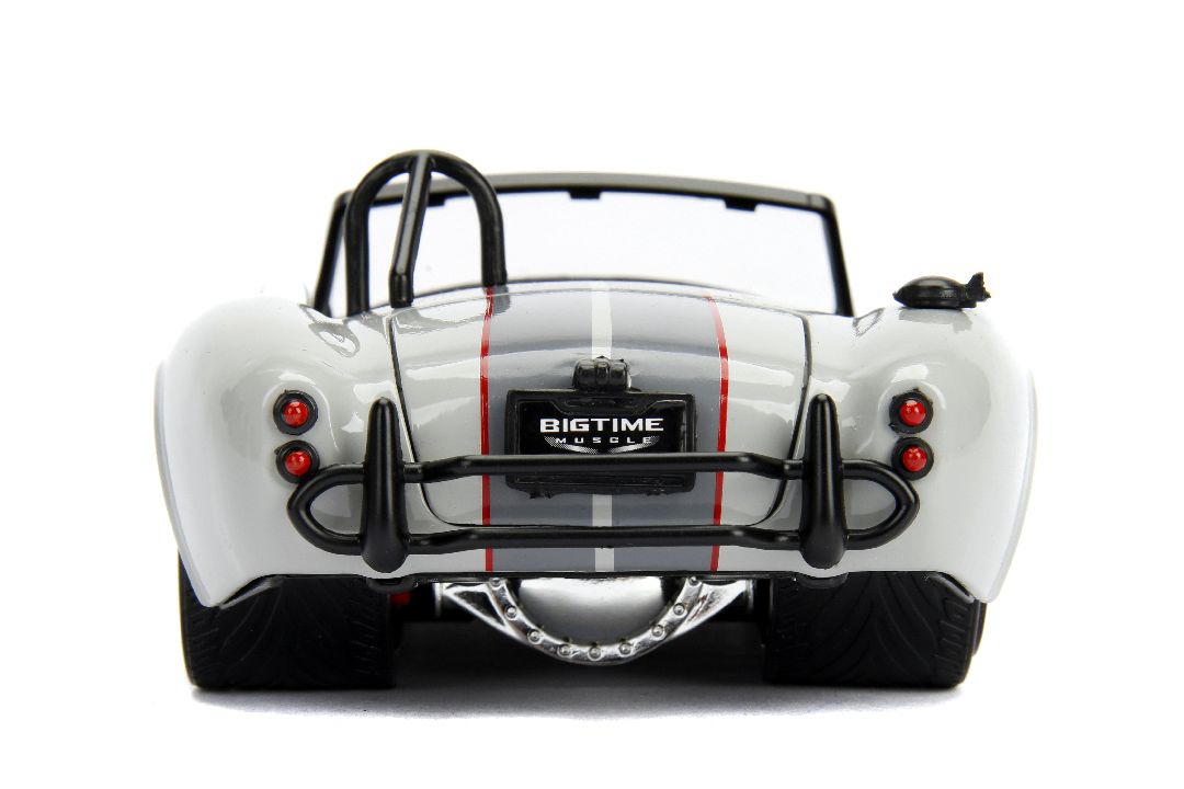 Jada 1/24 "BIGTIME Muscle" 1965 Shelby Cobra 427 S/C - Grey – image 3