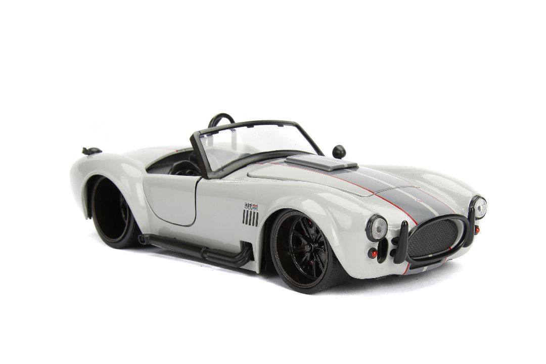 Jada 1/24 "BIGTIME Muscle" 1965 Shelby Cobra 427 S/C - Grey – image 5