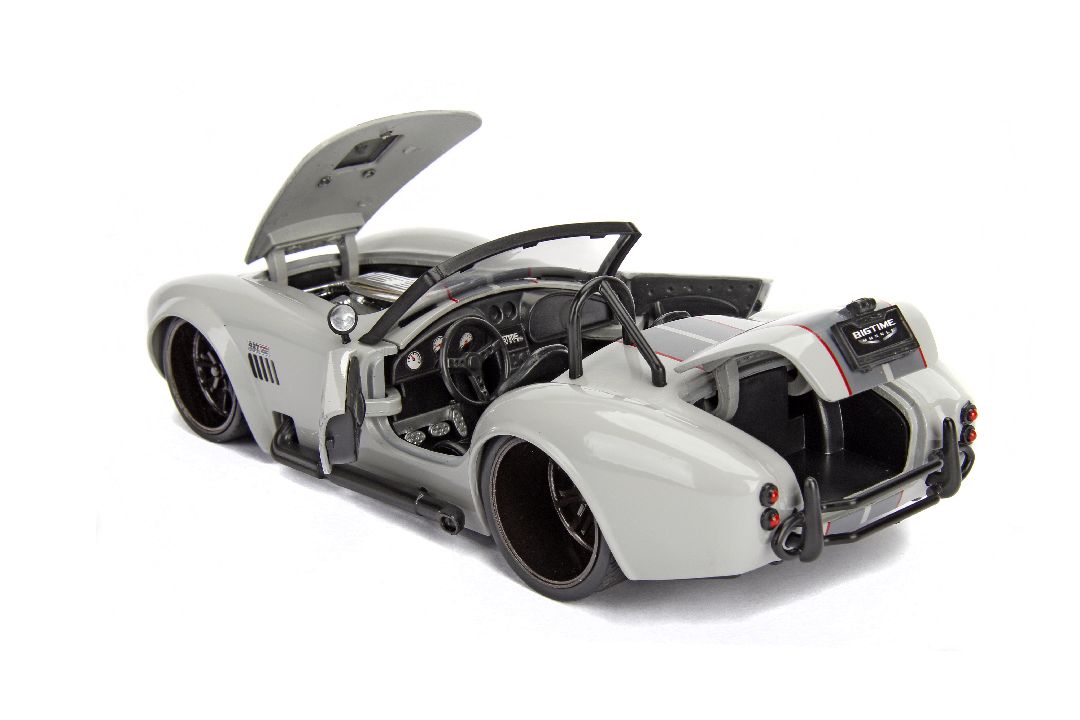 Jada 1/24 "BIGTIME Muscle" 1965 Shelby Cobra 427 S/C - Grey – image 9