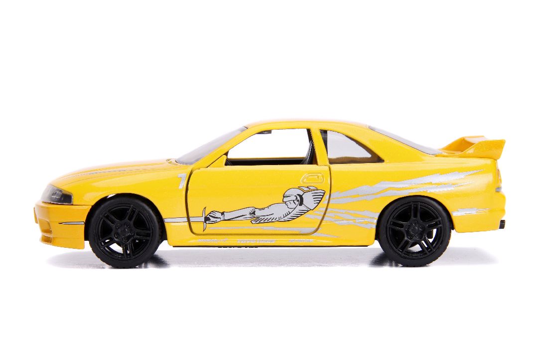 Jada 1/32 "Fast & Furious" 1995 Nissan Skyline GT-R (R33) Yellow – image 2