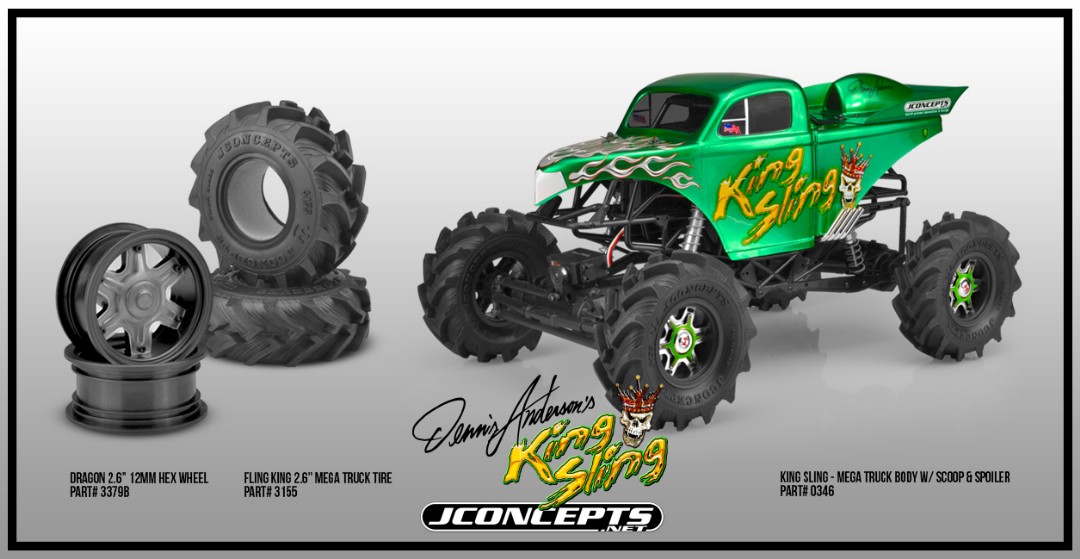 JConcepts King Sling - Mega Truck body w/ scoop & spoiler – image 2