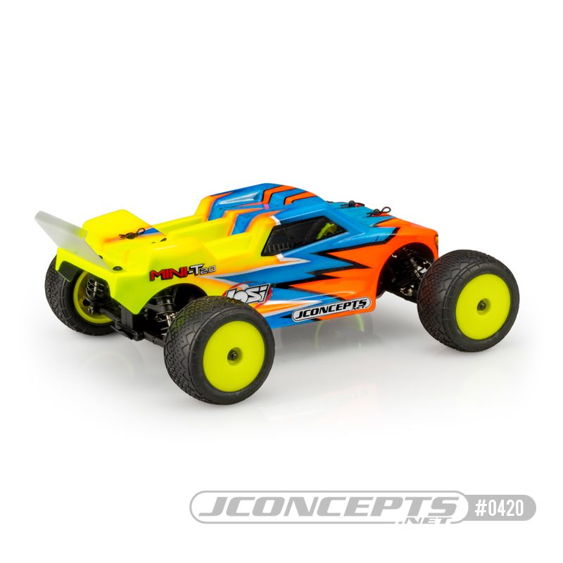 JConcepts Finnisher - Mini-T 2.0 body w/ rear spoiler – image 2
