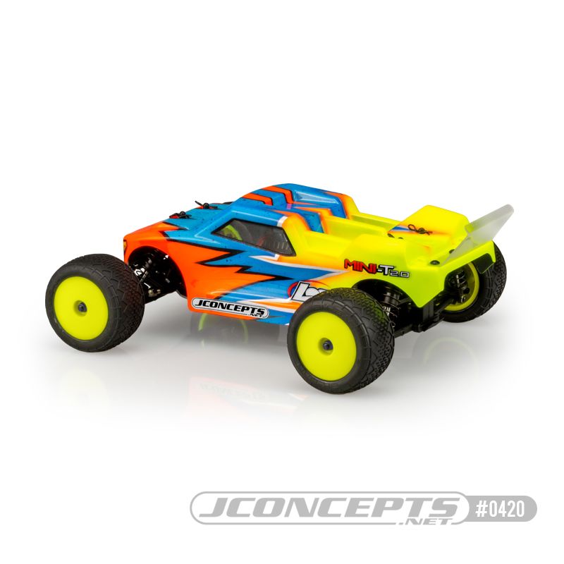 JConcepts Finnisher - Mini-T 2.0 body w/ rear spoiler – image 4