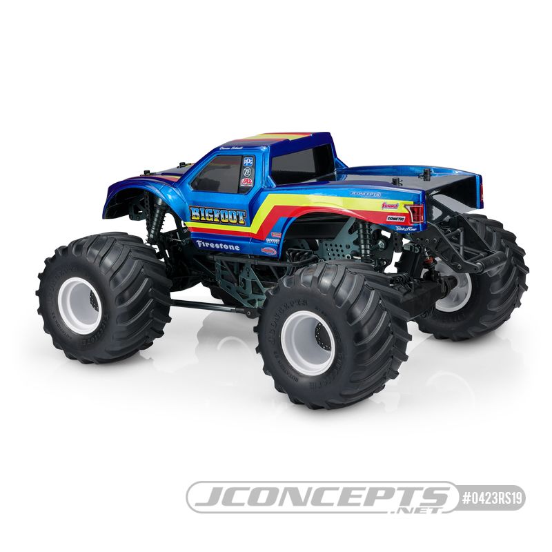 JConcepts 2020 Ford Raptor body - BIGFOOT 19 Racer Stripe – image 2