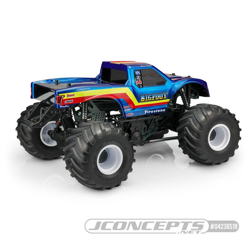 JConcepts 2020 Ford Raptor body - BIGFOOT 19 Racer Stripe – image 3