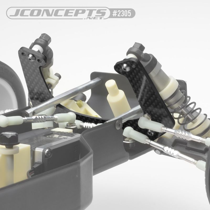 JConcepts RC10 Worlds 2.5mm Carbon Fiber front shock tower – image 2