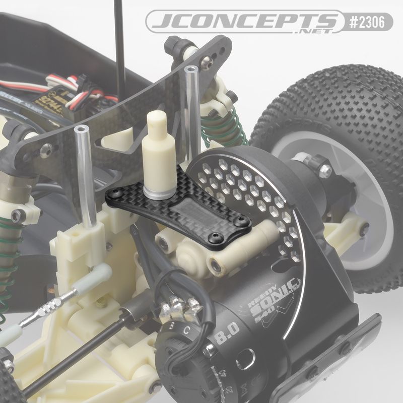 JConcepts RC10 Worlds 2.5mm Carbon Fiber transmission brace 3 gr – image 2